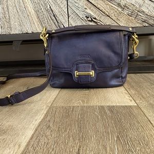 Deep Purple Vintage Coach Cross Body